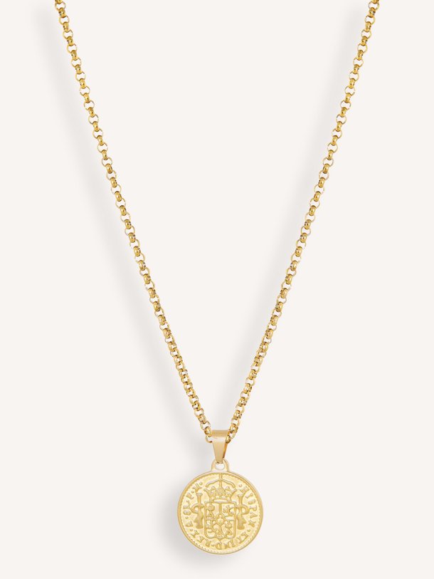 Ontdek de Vergulde halsketting met hanger van Ellen Beekmans in de kleur goudkleur bij Orangebag. Op werkdagen voor 21:45 besteld, morgen in huis.