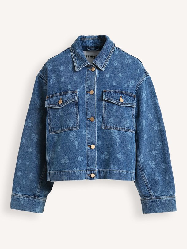 Ontdek de Jass denim jack van Essentiel Antwerp in de kleur Blauw bij Orangebag. Op werkdagen voor 21:45 besteld, morgen in huis.