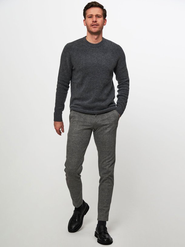 Ontdek de Sight katoenmix pantalon met dessin van Drykorn in de kleur grijs bij Orangebag. Op werkdagen voor 21:45 besteld, morgen in huis.