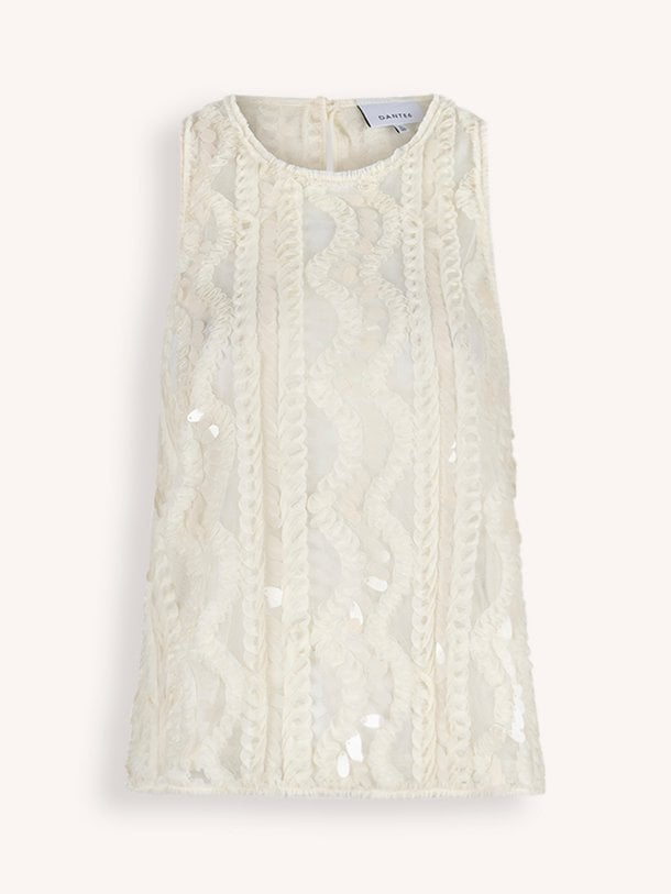 Ontdek de Noi geweven tanktop van Dante 6 in de kleur Off-white bij Orangebag. Op werkdagen voor 21:45 besteld, morgen in huis.