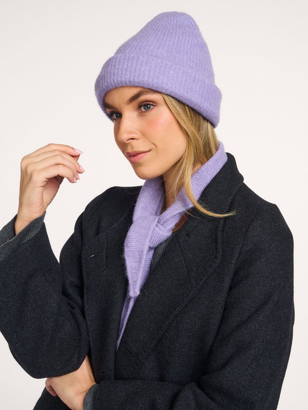 Ontdek de Nor wolmix beanie van Samsoe Samsoe in de kleur Lila bij Orangebag. Op werkdagen voor 21:45 besteld, morgen in huis.