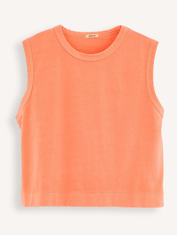 Ontdek de Cuare katoenen top van Bellerose in de kleur oranje bij Orangebag. Op werkdagen voor 21:45 besteld, morgen in huis.