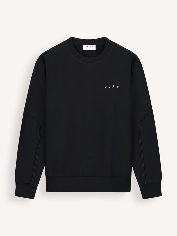 Ontdek de Katoenen sweater van OLAF in de kleur zwart bij Orangebag. Op werkdagen voor 21:45 besteld, morgen in huis.