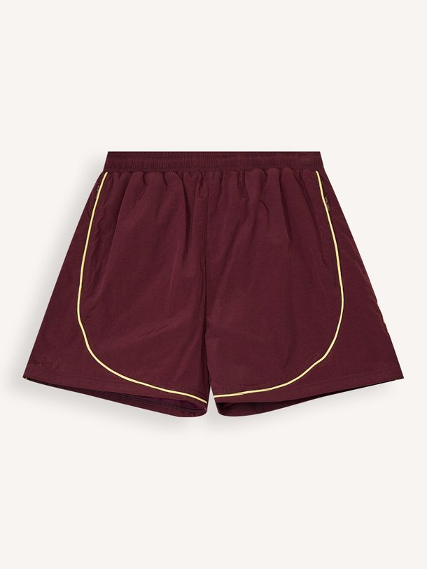 Ontdek de Tinto geweven short van Bellerose in de kleur Bordeauxrood bij Orangebag. Op werkdagen voor 21:45 besteld, morgen in huis.