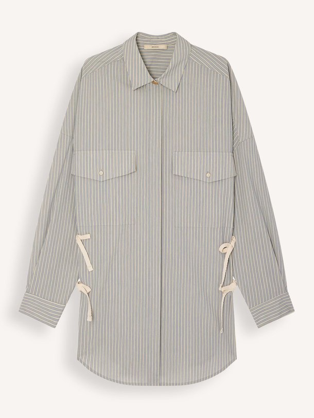 Ontdek de Koyaco katoenmix gestreepte blouse van Sessun in de kleur blauwgrijs bij Orangebag. Op werkdagen voor 21:45 besteld, morgen in huis.