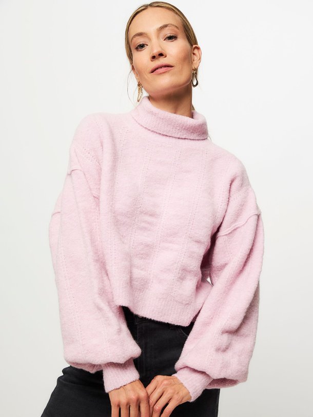 Ontdek de Baku wolmix coltrui van Mes Demoiselles in de kleur roze bij Orangebag. Op werkdagen voor 21:45 besteld, morgen in huis.