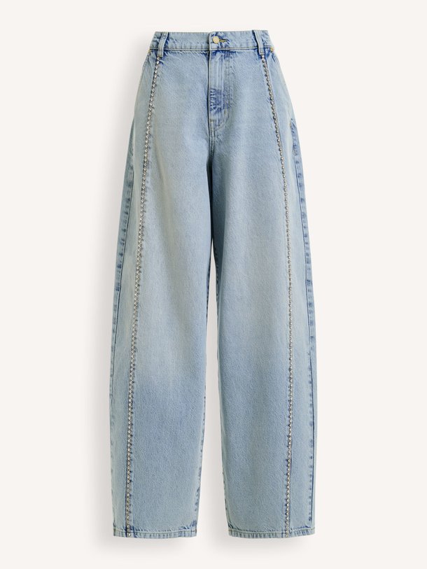 Ontdek de Jawel high waist barrel fit non-stretch jeans van Essentiel Antwerp in de kleur Blauw bij Orangebag. Op werkdagen voor 21:45 besteld, morgen in huis.