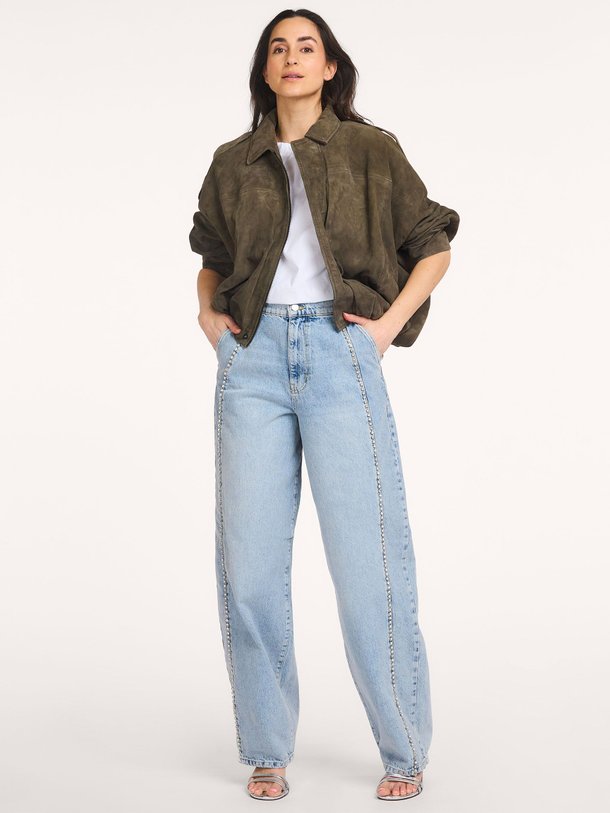 Ontdek de Jawel high waist barrel fit non-stretch jeans van Essentiel Antwerp in de kleur Blauw bij Orangebag. Op werkdagen voor 21:45 besteld, morgen in huis.