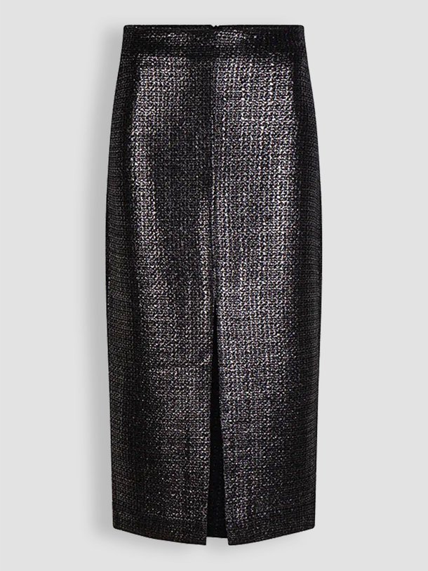 Ontdek de Majestic katoenmix tweed rok met coating van Chptr-s in de kleur zwart bij Orangebag. Op werkdagen voor 21:45 besteld, morgen in huis.