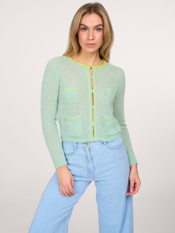 Ontdek de Alpacamix vest van forte_forte in de kleur groen bij Orangebag. Op werkdagen voor 21:45 besteld, morgen in huis.