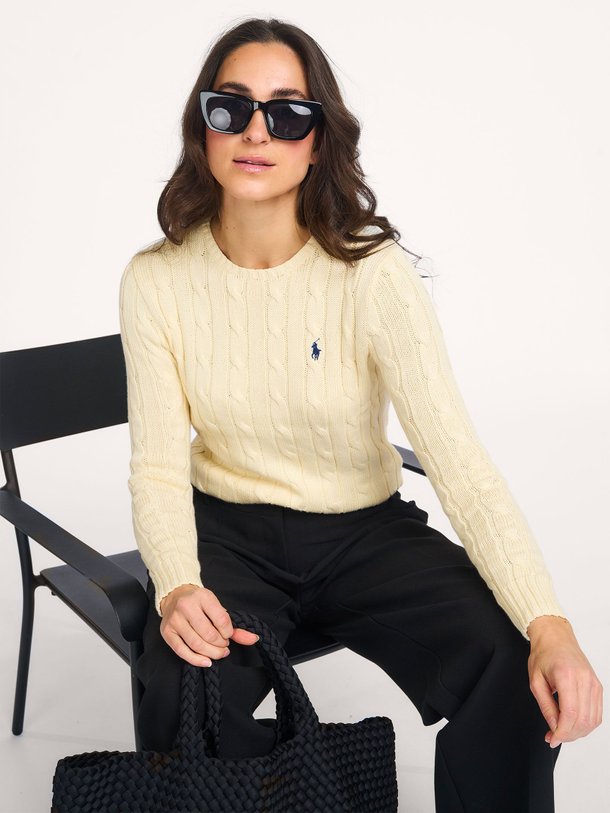 Ontdek de Katoenen kabeltrui van Ralph Lauren in de kleur lichtgeel bij Orangebag. Op werkdagen voor 21:45 besteld, morgen in huis.