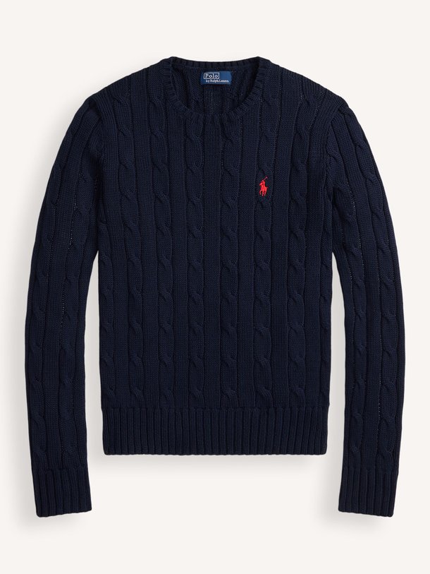 Ontdek de Katoenen kabeltrui van Ralph Lauren in de kleur donkerblauw bij Orangebag. Op werkdagen voor 21:45 besteld, morgen in huis.