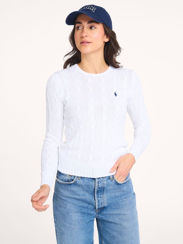 Ontdek de Katoenen kabeltrui van Ralph Lauren in de kleur wit bij Orangebag. Op werkdagen voor 21:45 besteld, morgen in huis.