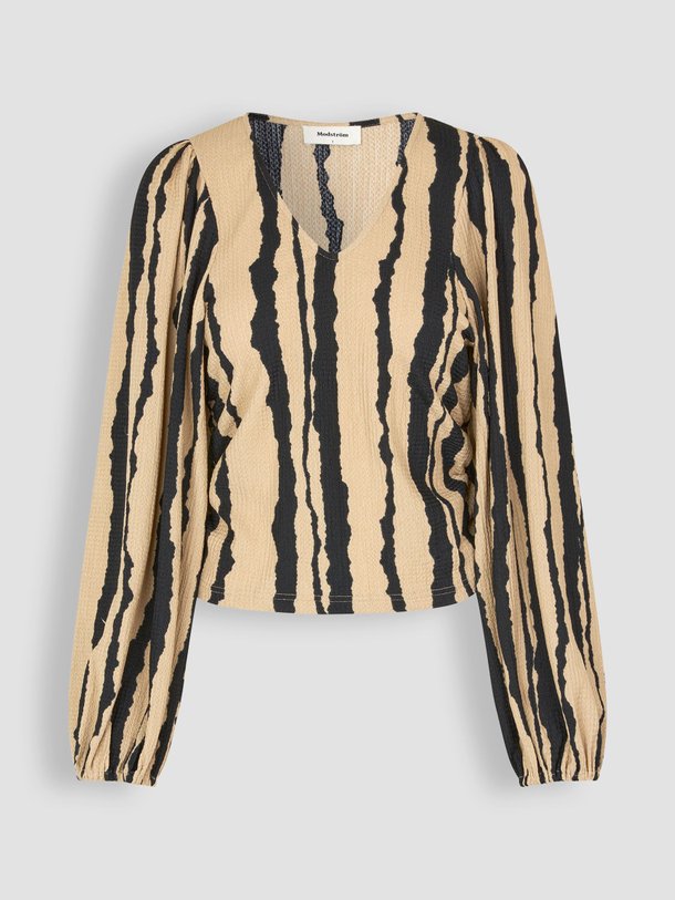 Ontdek de Harland geweven top met print van Modstrom in de kleur zand bij Orangebag. Op werkdagen voor 21:45 besteld, morgen in huis.