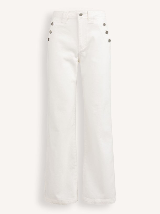 Ontdek de High waist loose fit stretch jeans van Yaya in de kleur Off-white bij Orangebag. Op werkdagen voor 21:45 besteld, morgen in huis.