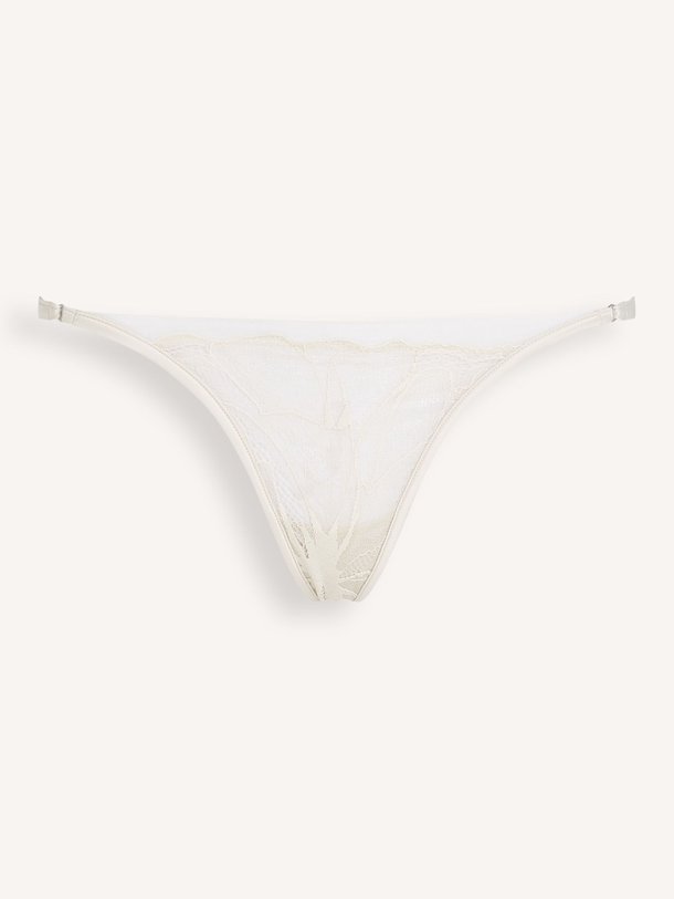 Ontdek de Jersey string met kant van Calvin Klein in de kleur wit bij Orangebag. Op werkdagen voor 21:45 besteld, morgen in huis.