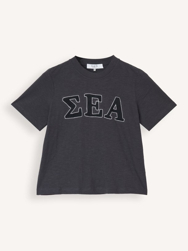 Sea New York Adonis - Katoenen Gemêleerd T-Shirt - Zwart Ontdek de Adonis katoenen gemêleerd T-shirt van Sea New York in de kleur zwart bij Orangebag. Op werkdagen voor 21:45 besteld, morgen in huis.