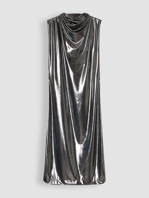 Ontdek de Sana elastische metallic jurk van Graumann in de kleur donkergrijs bij Orangebag. Op werkdagen voor 21:45 besteld, morgen in huis.