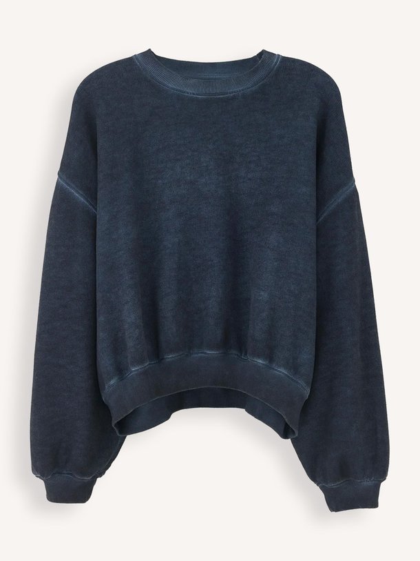 Ontdek de Fancy katoenen sweater van Bellerose in de kleur Donkerblauw bij Orangebag. Op werkdagen voor 21:45 besteld, morgen in huis.