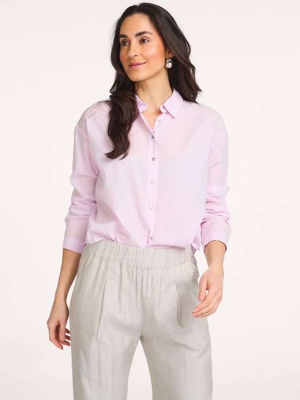 Ontdek de Katoenen blouse van No Man's Land in de kleur Roze bij Orangebag. Op werkdagen voor 21:45 besteld, morgen in huis.