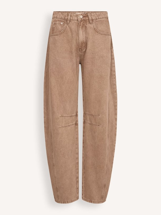 Ontdek de Drew mid waist barrel fit jeans van Haute L'Amitié in de kleur Camel bij Orangebag. Op werkdagen voor 21:45 besteld, morgen in huis.