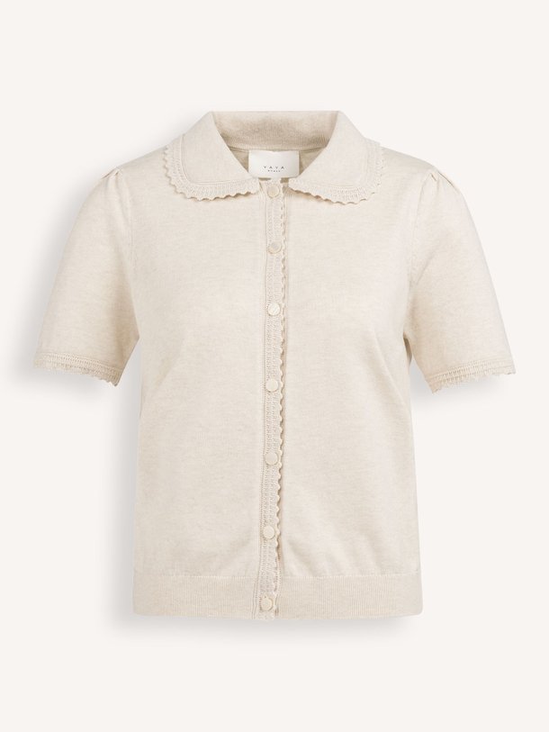 Ontdek de Katoenmix vest van Yaya in de kleur Beige bij Orangebag. Op werkdagen voor 21:45 besteld, morgen in huis.