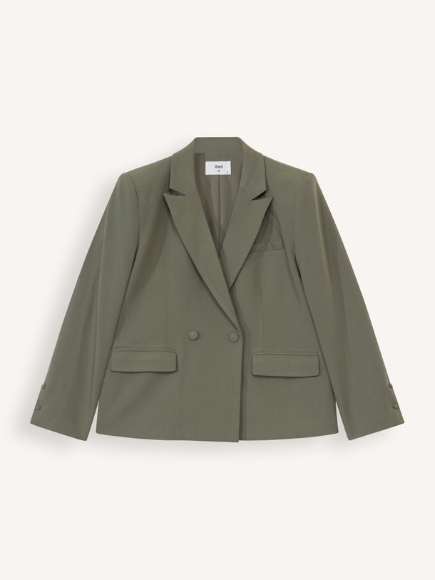 Ontdek de Refined viscosemix blazer van Iben in de kleur groen bij Orangebag. Op werkdagen voor 21:45 besteld, morgen in huis.