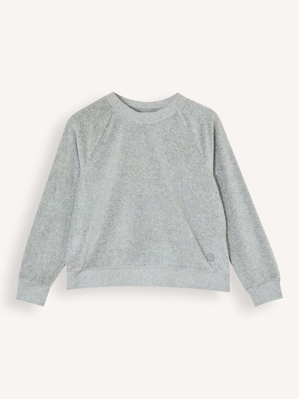 Ontdek de Pierre katoenmix velourse sweater van Xirena in de kleur Grijs bij Orangebag. Op werkdagen voor 21:45 besteld, morgen in huis.