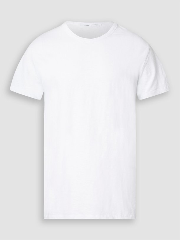 Samsoe Samsoe Lassen - Organic Cotton Slub T-Shirt - Wit Ontdek de Lassen organic cotton slub T-shirt van Samsoe Samsoe in de kleur wit bij Orangebag. Op werkdagen voor 21:45 besteld, morgen in huis.