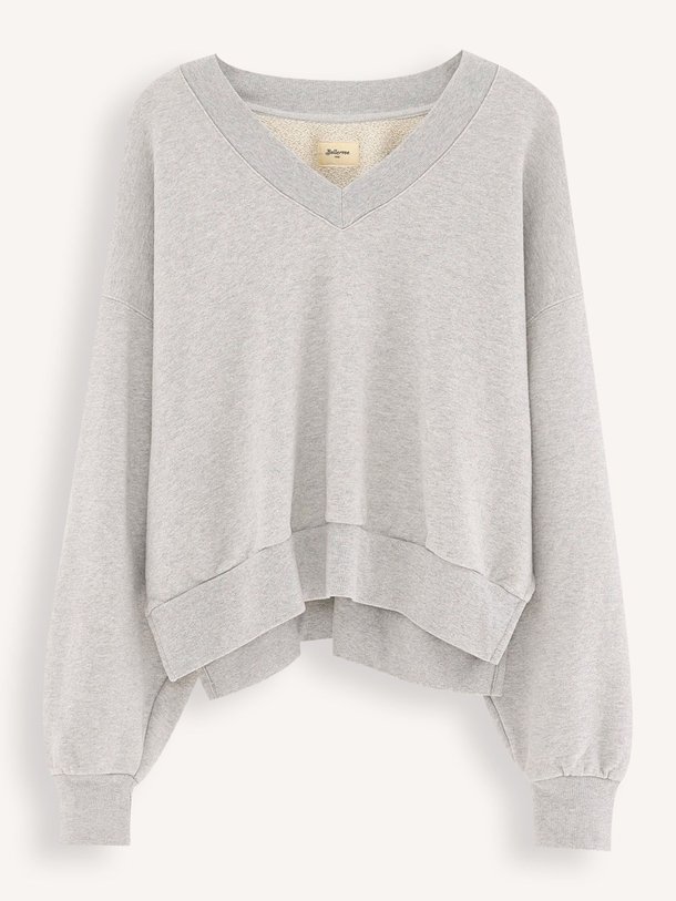 Ontdek de Varola katoenen gemêleerde sweater van Bellerose in de kleur grijs bij Orangebag. Op werkdagen voor 21:45 besteld, morgen in huis.