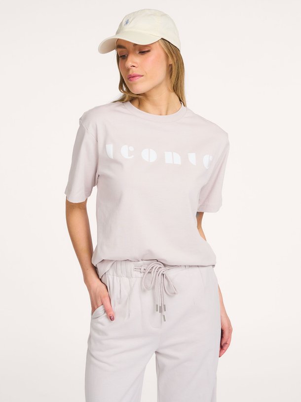 Ontdek de Katoenen T-shirt van Yaya in de kleur Lichtgrijs bij Orangebag. Op werkdagen voor 21:45 besteld, morgen in huis.