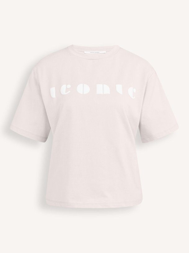Ontdek de Katoenen T-shirt van Yaya in de kleur Lichtgrijs bij Orangebag. Op werkdagen voor 21:45 besteld, morgen in huis.