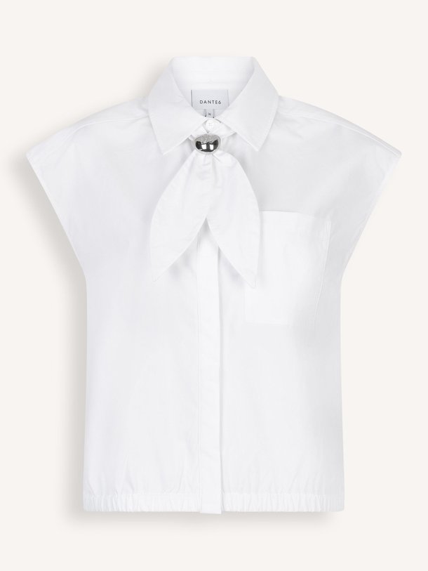 Ontdek de Alcon katoenen blouse van Dante 6 in de kleur Wit bij Orangebag. Op werkdagen voor 21:45 besteld, morgen in huis.