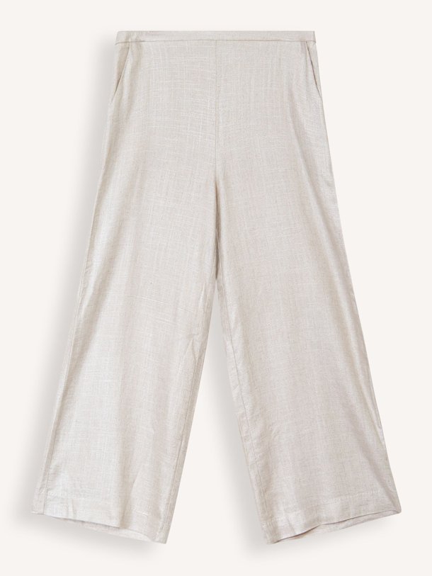 Ontdek de Derick linnenmix wide leg pantalon van La Fee Maraboutee in de kleur zand bij Orangebag. Op werkdagen voor 21:45 besteld, morgen in huis.
