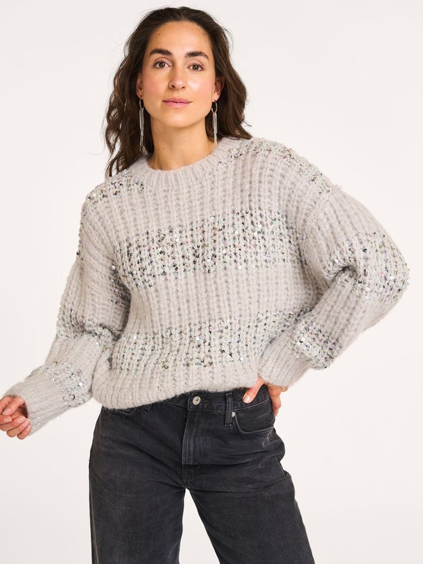 Ontdek de Zamo alpacamix trui met pailletten van Dante 6 in de kleur Grijs bij Orangebag. Op werkdagen voor 21:45 besteld, morgen in huis.