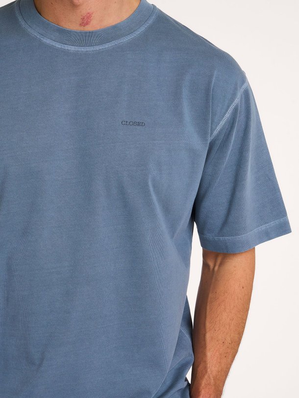 Ontdek de Organic cotton T-shirt van Closed in de kleur Grijs bij Orangebag. Op werkdagen voor 21:45 besteld, morgen in huis.