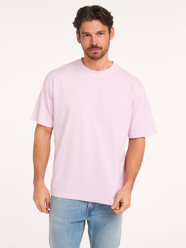 Ontdek de Organic cotton T-shirt van Closed in de kleur Lichtroze bij Orangebag. Op werkdagen voor 21:45 besteld, morgen in huis.