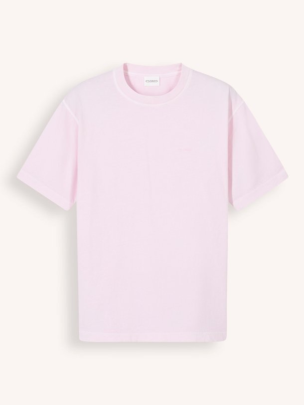 Ontdek de Organic cotton T-shirt van Closed in de kleur Lichtroze bij Orangebag. Op werkdagen voor 21:45 besteld, morgen in huis.