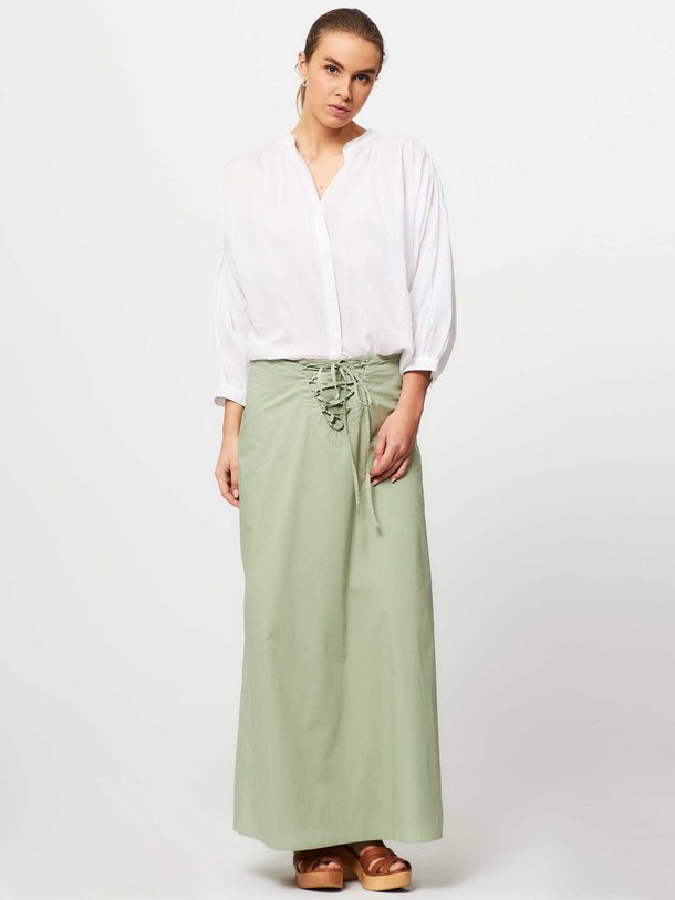 Ontdek de Beatrice katoenen poplin rok van Sea Me Happy in de kleur grijsgroen bij Orangebag. Op werkdagen voor 21:45 besteld, morgen in huis.