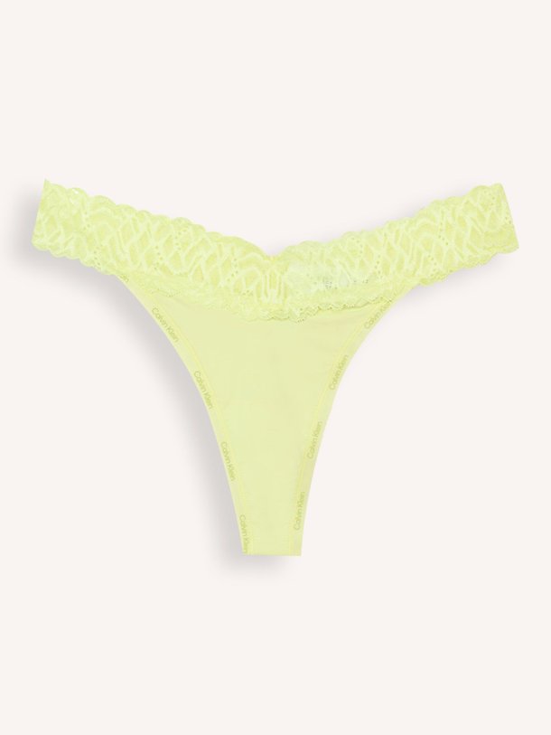 Ontdek de String met kant van Calvin Klein in de kleur limegroen bij Orangebag. Op werkdagen voor 21:45 besteld, morgen in huis.