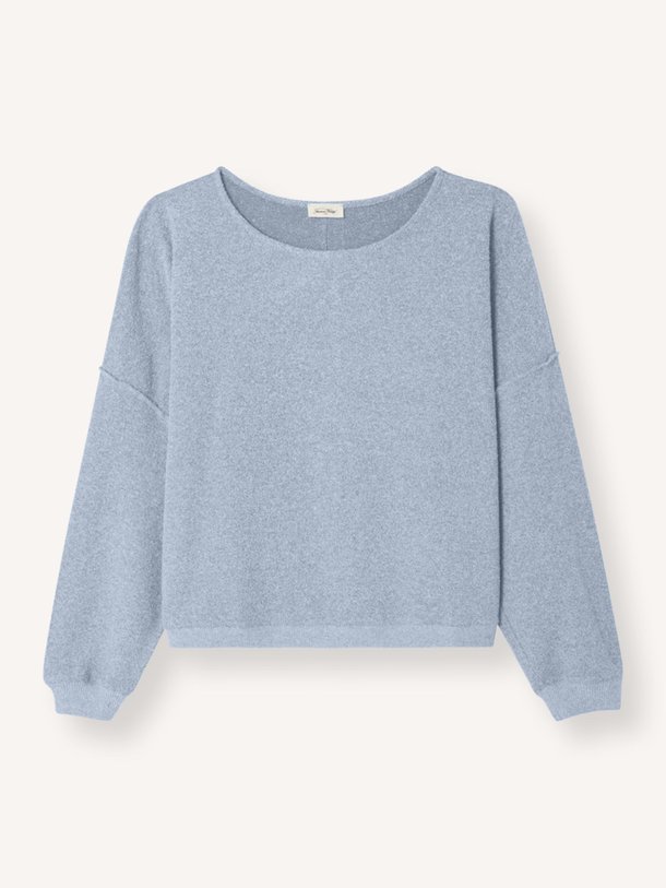 Ontdek de Cluway katoenmix bouclé sweater van American Vintage in de kleur Blauw bij Orangebag. Op werkdagen voor 21:45 besteld, morgen in huis.