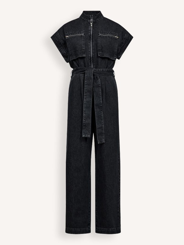 Ontdek de Pancy denim jumpsuit van Co'Couture in de kleur Zwart bij Orangebag. Op werkdagen voor 21:45 besteld, morgen in huis.
