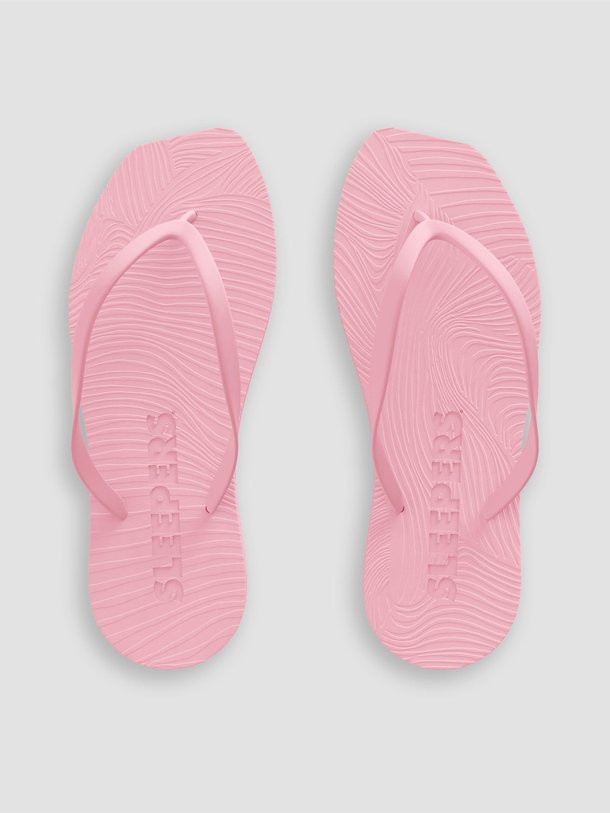 Ontdek de Tapered rubberen slippers van Sleepers in de kleur roze bij Orangebag. Op werkdagen voor 21:45 besteld, morgen in huis.