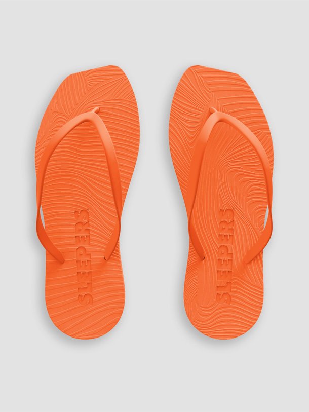 Ontdek de Tapered rubberen slippers van Sleepers in de kleur oranje bij Orangebag. Op werkdagen voor 21:45 besteld, morgen in huis.