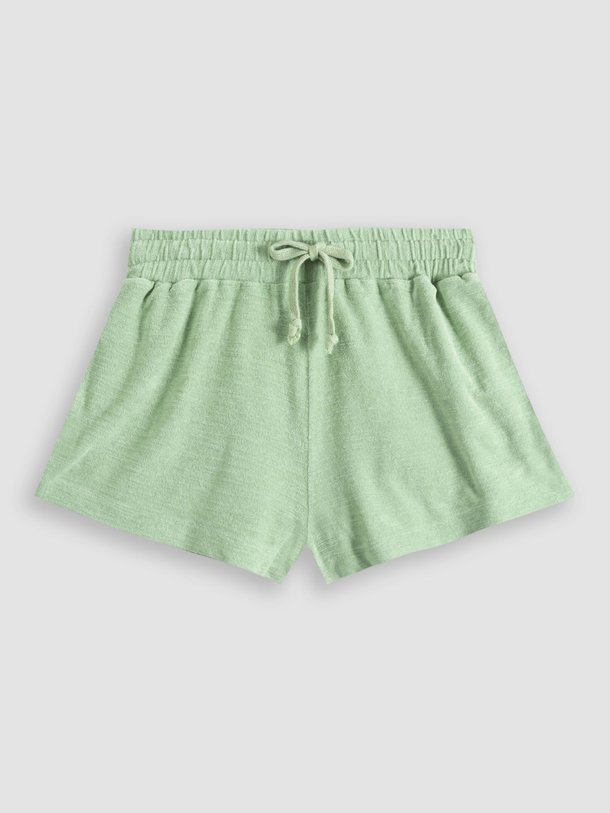 Ontdek de Katoenen badstof short van Speezys in de kleur lichtgroen bij Orangebag. Op werkdagen voor 21:45 besteld, morgen in huis.
