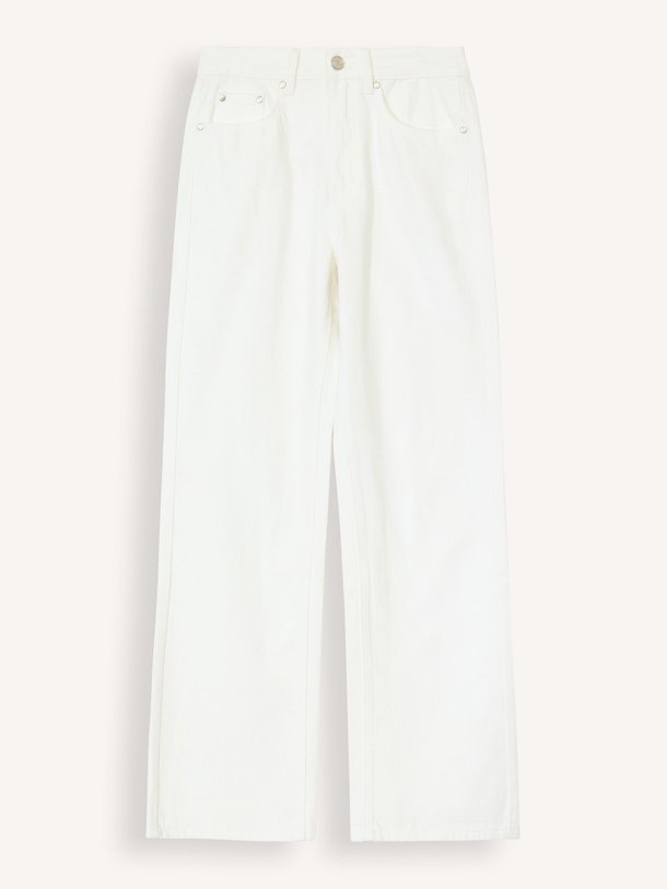 Ontdek de Parissw high waist straight fit jeans van Sofie Schnoor in de kleur off-white bij Orangebag. Op werkdagen voor 21:45 besteld, morgen in huis.
