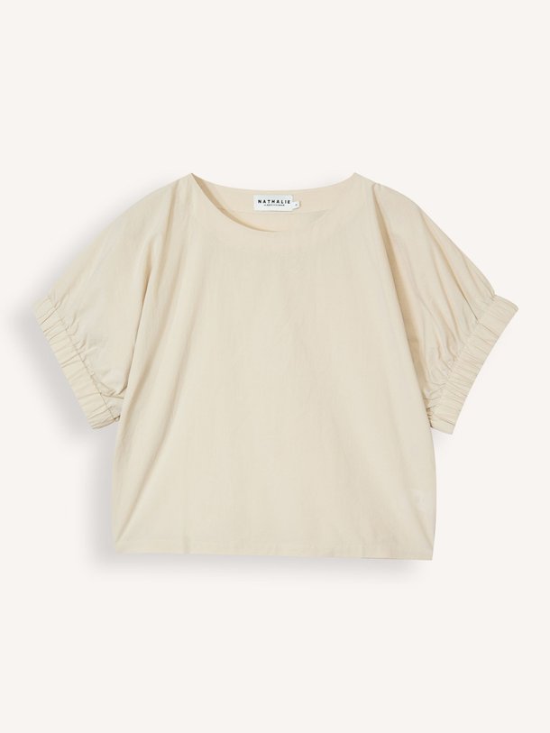 Ontdek de Geraldine katoenen top van Nathalie Vleeschouwer in de kleur Zand bij Orangebag. Op werkdagen voor 21:45 besteld, morgen in huis.