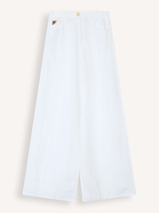 Ontdek de Marlene linnen wide leg broek van Lois in de kleur Wit bij Orangebag. Op werkdagen voor 21:45 besteld, morgen in huis.