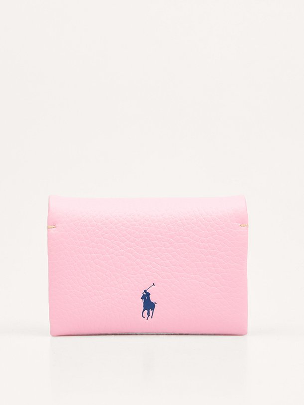 Ontdek de Lederen portemonnee van Ralph Lauren in de kleur Roze bij Orangebag. Op werkdagen voor 21:45 besteld, morgen in huis.