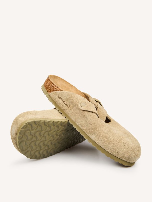 Ontdek de Boston, suède instappers van Birkenstock bij Orangebag. Op werkdagen voor 21:45 besteld, morgen in huis.